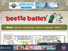 Tablet Screenshot of beetlebailey.com
